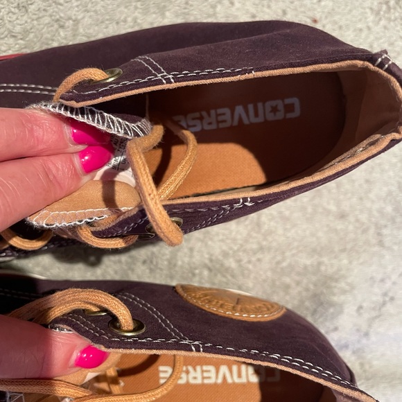 RARE FIND! Converse platforms! Only worn once. - Picture 3 of 6